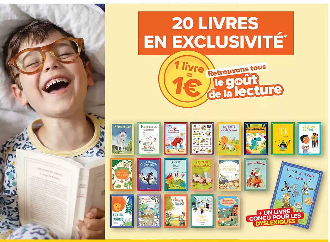 20 LIVRES EN EXCLUSIVITÉ*