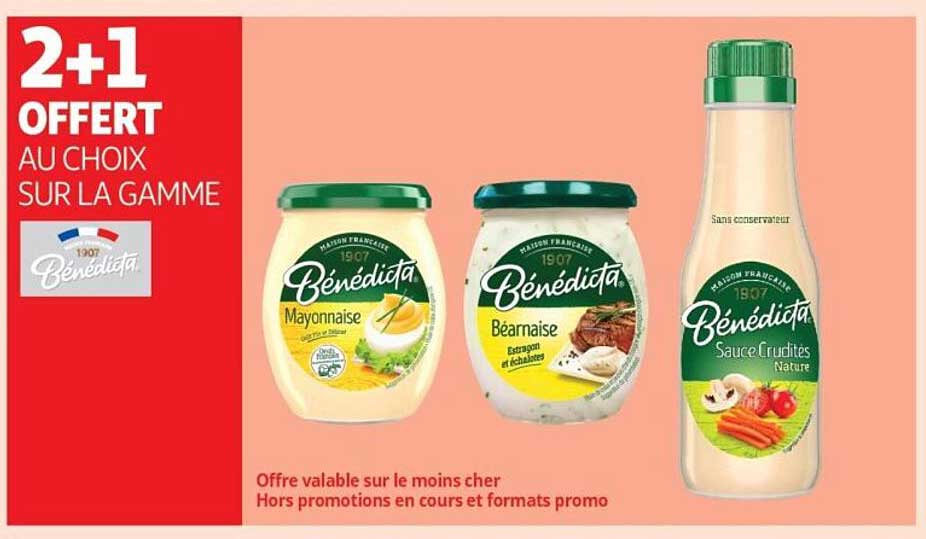 2+1 OFFERT AU CHOIX SUR LA GAMME