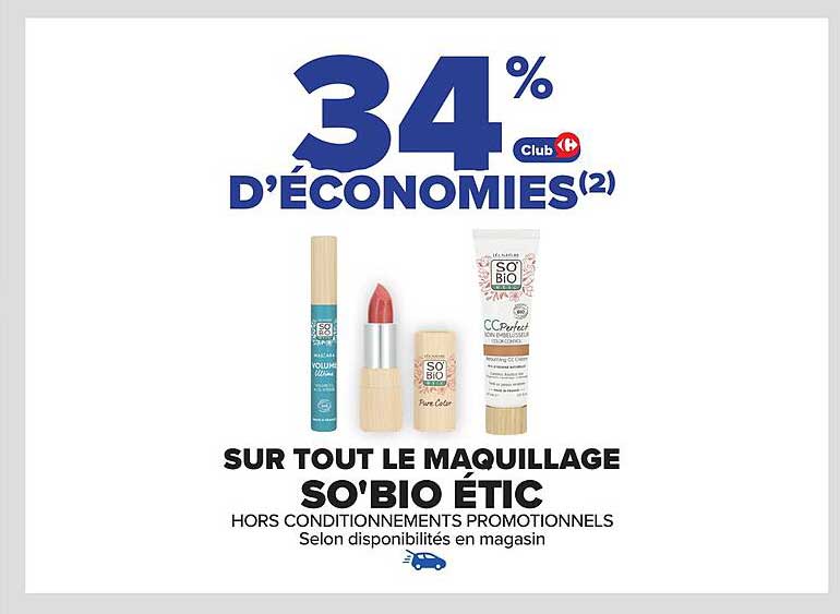 34 % D'ÉCONOMIES Club