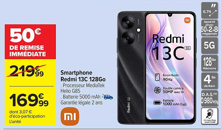 50€ DE REMISE IMMÉDIATE
