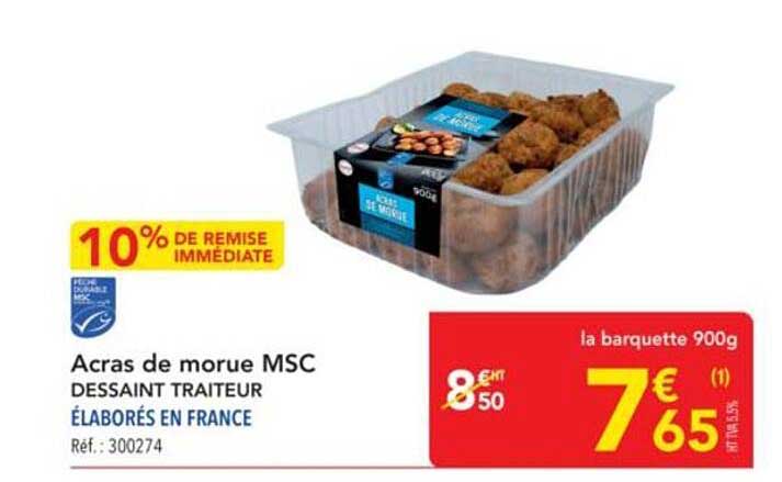 Acras de morue MSC