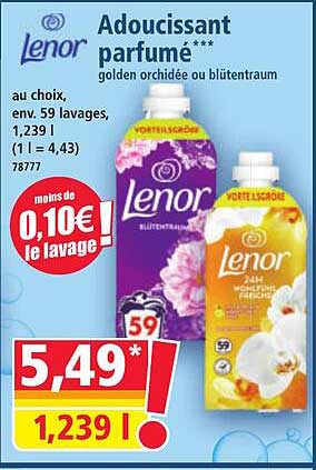Adoucissant parfumé***