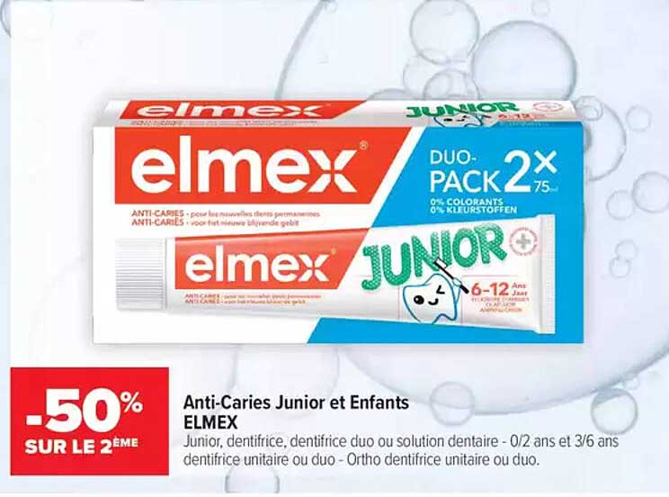 Anti-Caries Junior et Enfants ELMEX