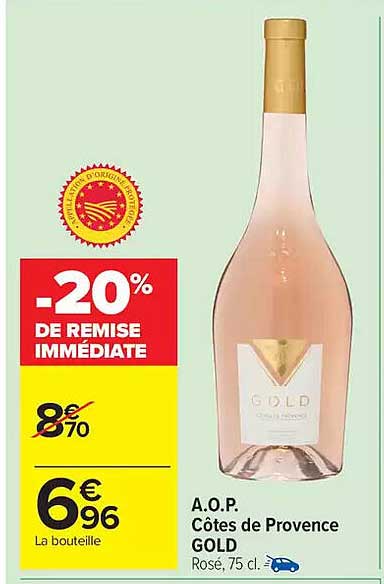 A.O.P. Côtes de Provence GOLD