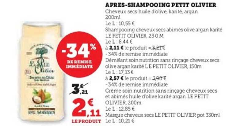APRES-SHAMPOOING PETIT OLIVIER