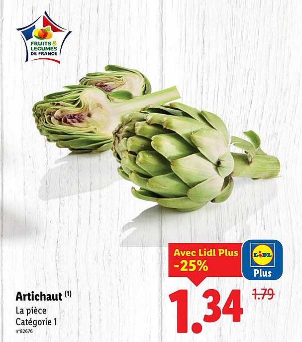 Artichaut (1) - La pièce Catégorie 1