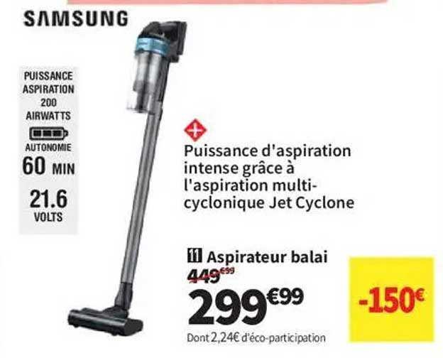 Aspirateur balai