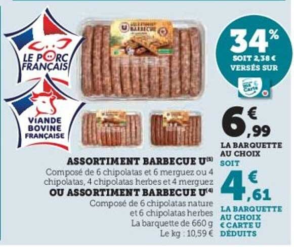 ASSORTIMENT BARBECUE U
