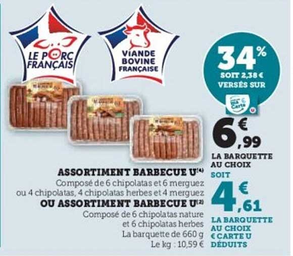ASSORTIMENT BARBECUE U