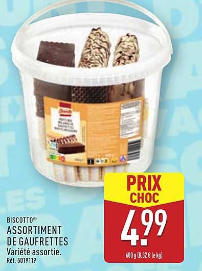 ASSORTIMENT DE GAUFRETTES