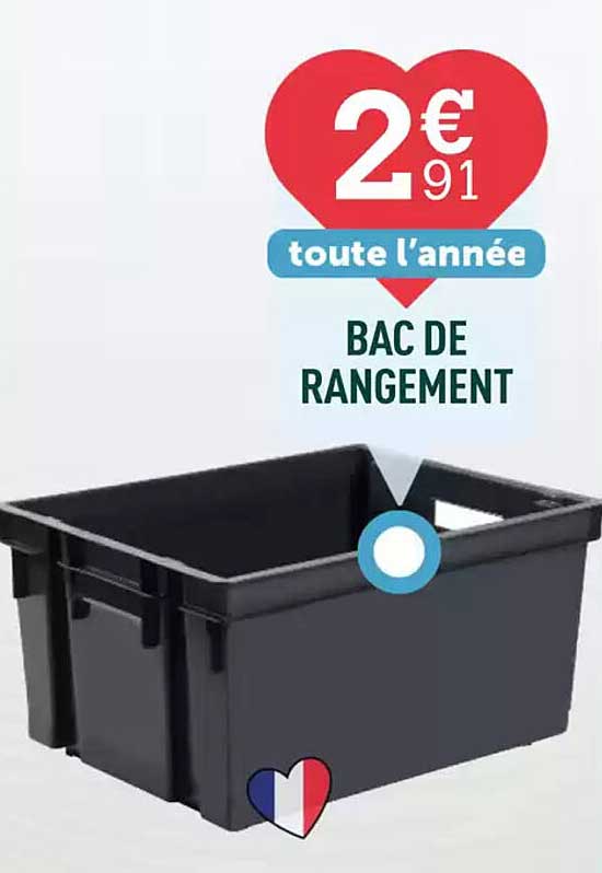 BAC DE RANGEMENT