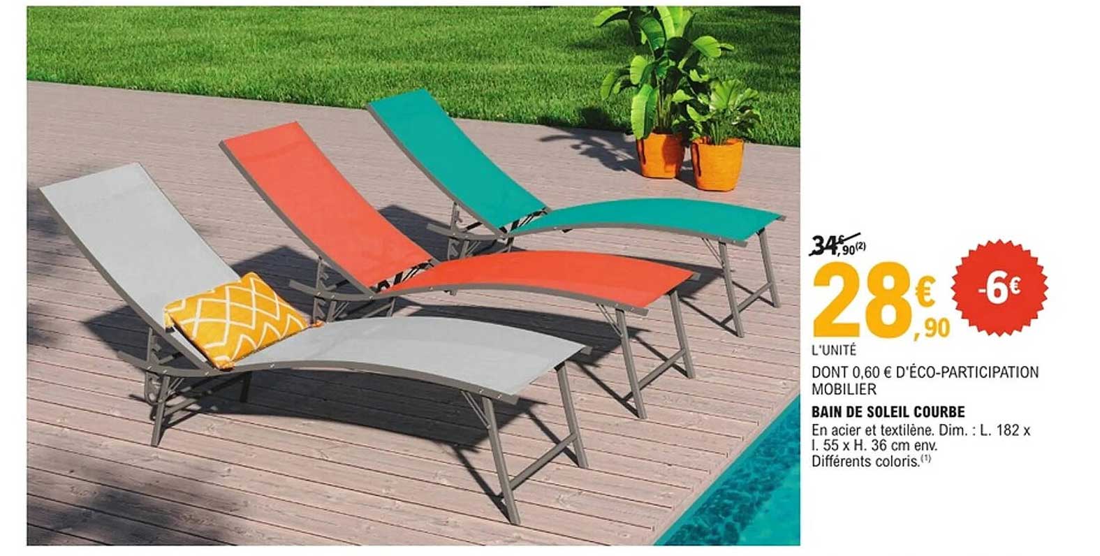 BAIN DE SOLEIL COURBE