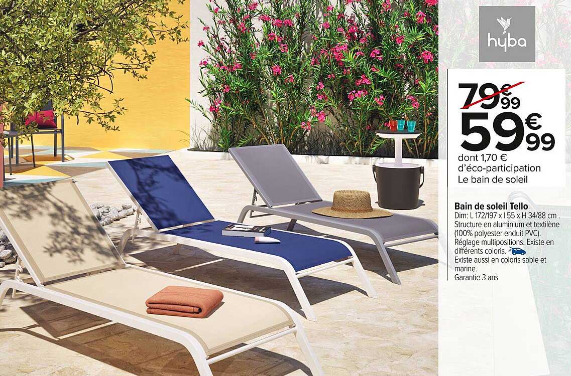 Bain de soleil Tello