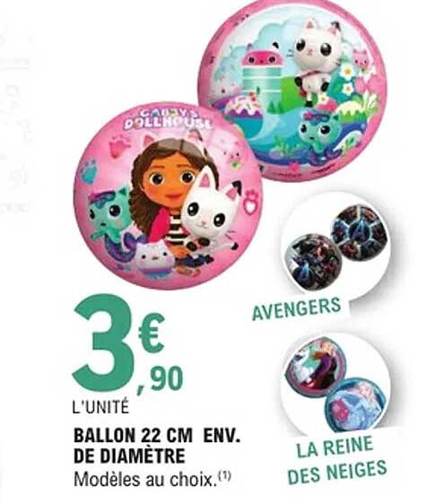BALLON 22 CM ENV. DE DIAMÈTRE