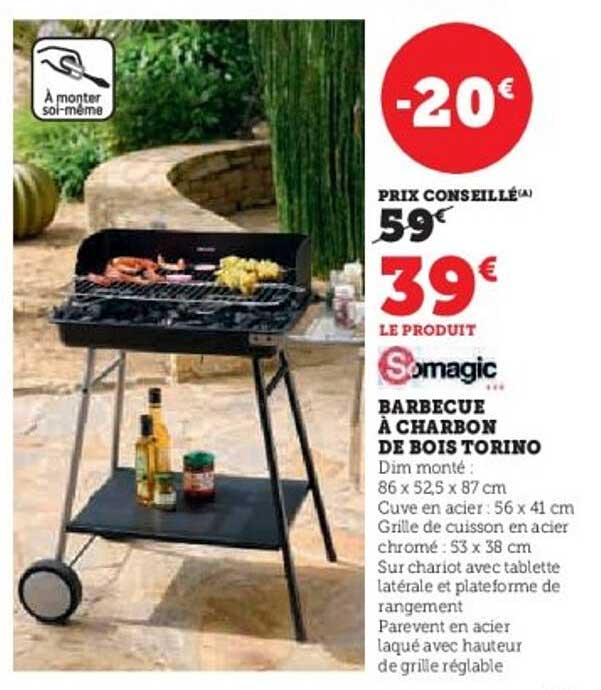 BARBECUE A CHARBON DE BOIS TORINO