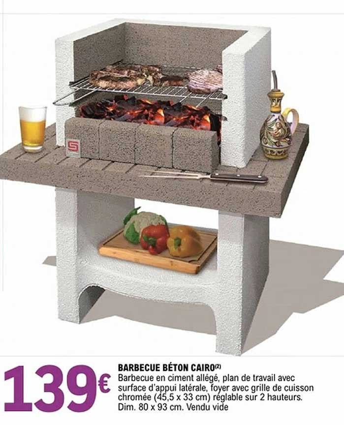 BARBECUE BÉTON CAIRO