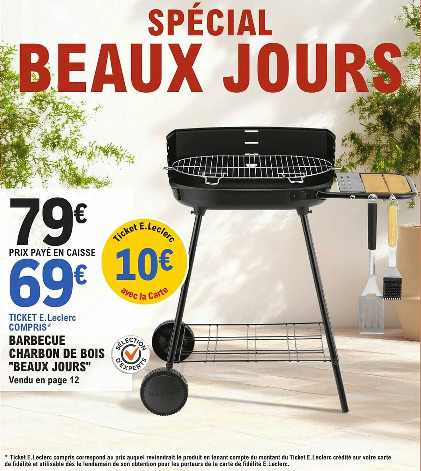BARBECUE CHARBON DE BOIS "BEAUX JOURS"