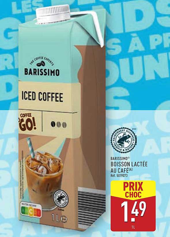 BARISSIMO® BOISSON LACTÉE AU CAFÉ