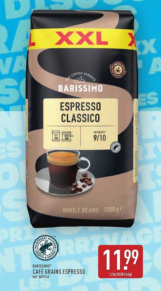 BARISSIMO® CAFÉ GRAINS ESPRESSO