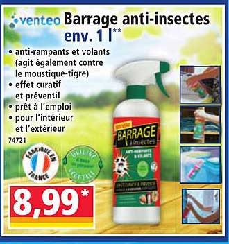 Barrage anti-insectes env. 1 l**