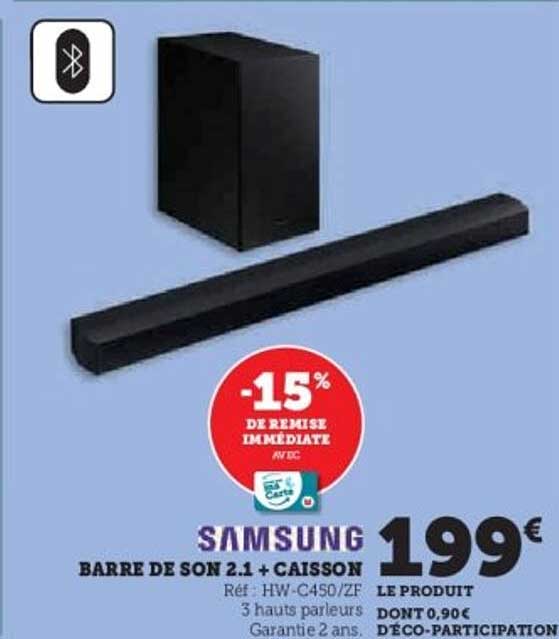 BARRE DE SON 2.1 + CAISSON