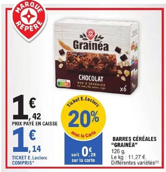 BARRES CÉRÉALES “GRAINEA”