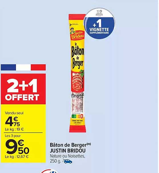 Bâton de Berger(m) JUSTIN BRIDOU