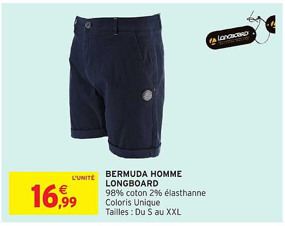 BERMUDA HOMME LONGBOARD