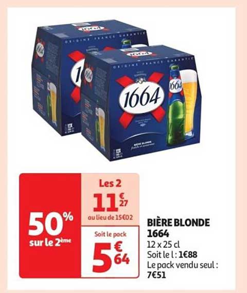 BIÈRE BLONDE 1664