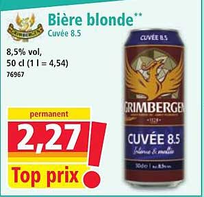 Bière blonde** Cuvée 8.5