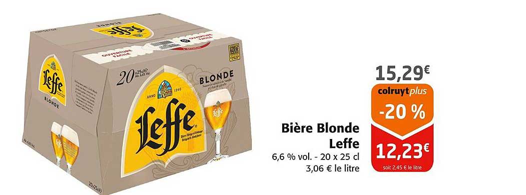 Bière Blonde Leffe