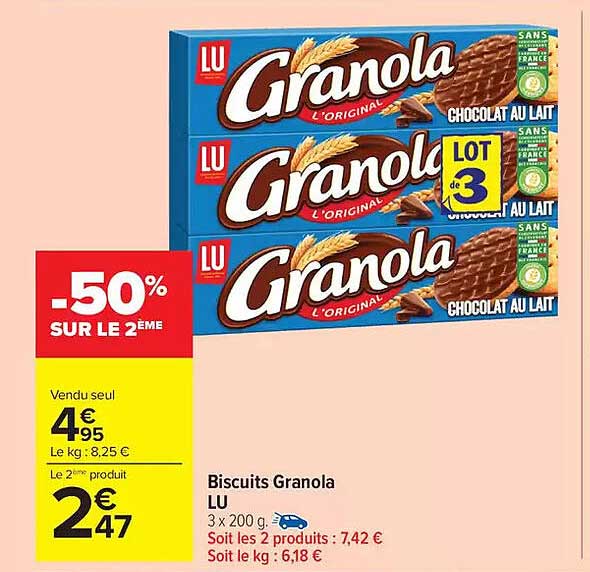 Biscuits Granola LU