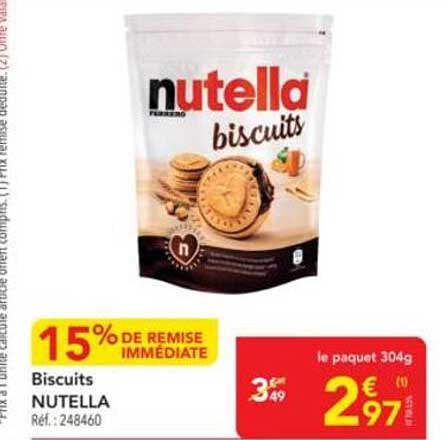 Biscuits NUTELLA