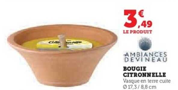 BOUGIE CITRONNELLE