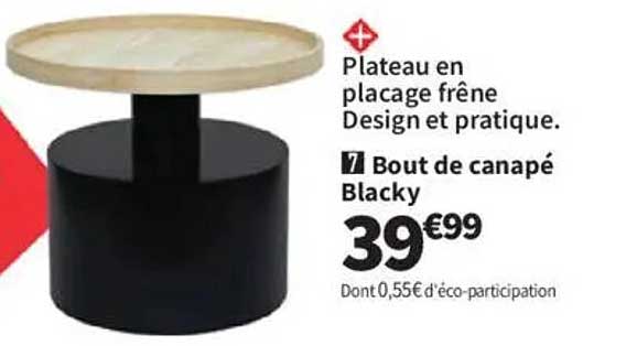 Bout de canapé Blacky