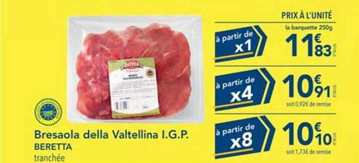 Bresaola della Valtellina I.G.P. Beretta