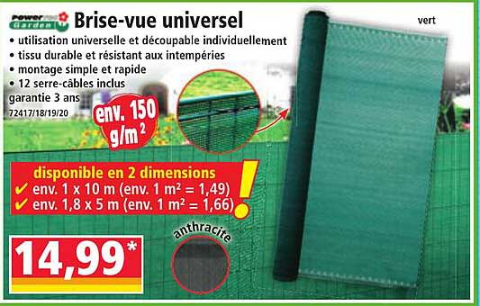 Brise-vue universel