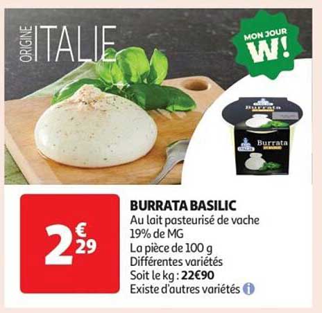BURRATA BASILIC
