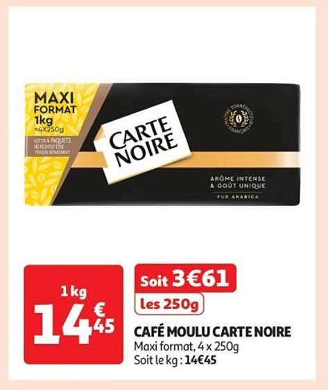CAFÉ MOULU CARTE NOIRE