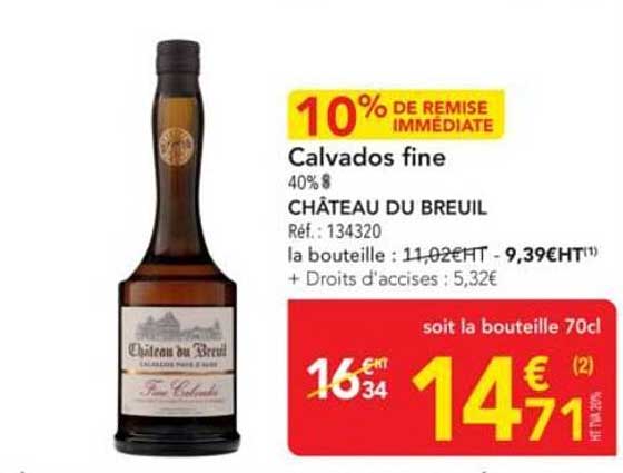 Calvados fine Château du Breuil