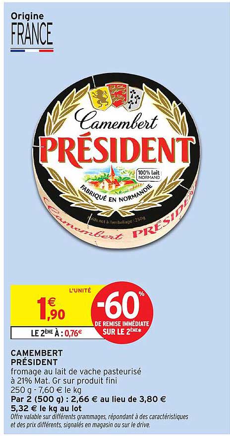 CAMEMBERT PRÉSIDENT