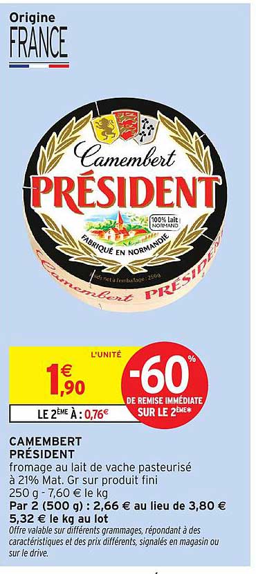 CAMEMBERT PRÉSIDENT