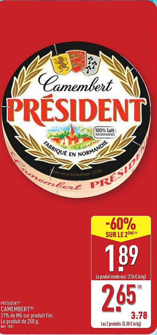 CAMEMBERT PRÉSIDENT