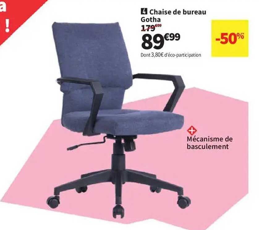Chaise de bureau Gotha