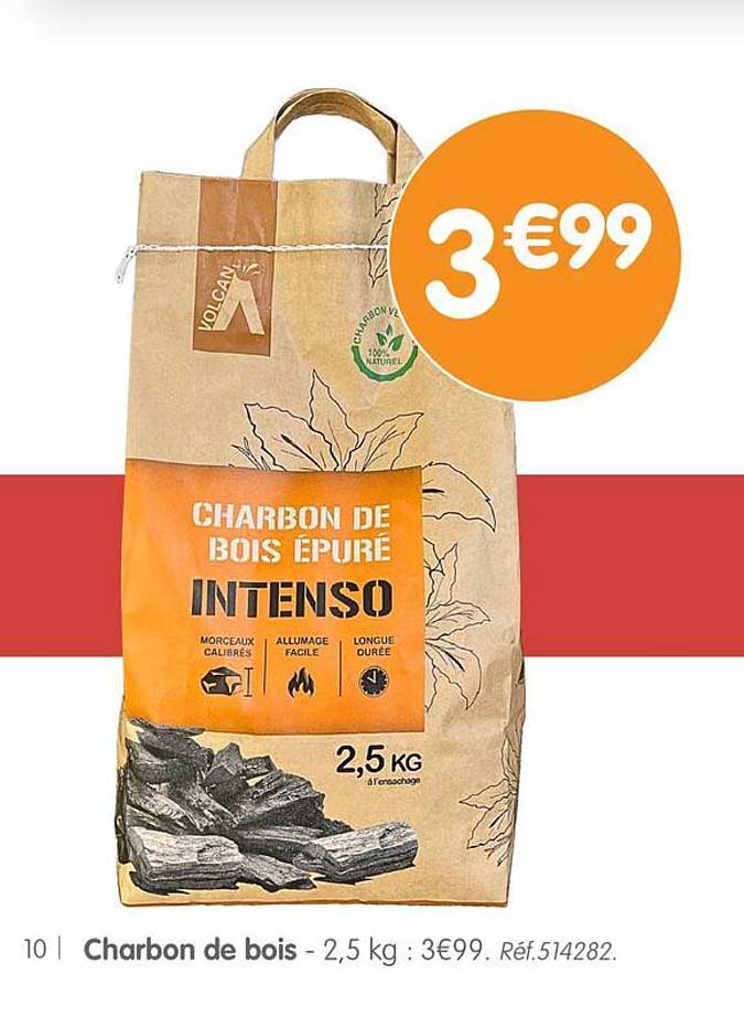 Charbon de bois - 2,5 kg