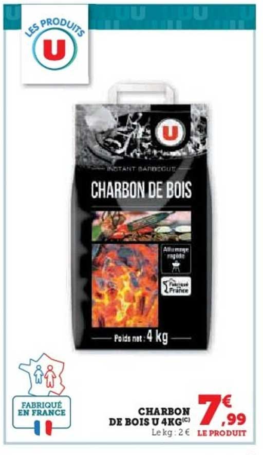 CHARBON DE BOIS U 4KG