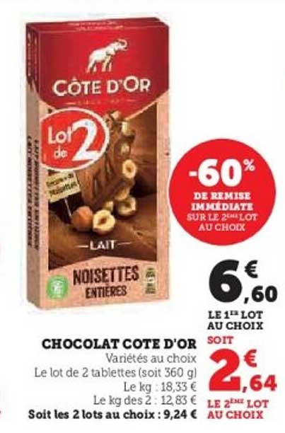 CHOCOLAT COTE D'OR