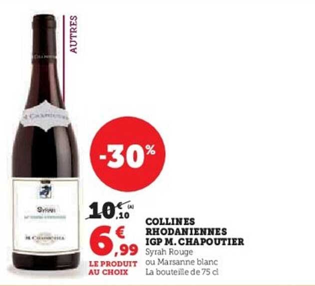 COLLINES RHODANIENNES IGP M. CHAPOUTIER