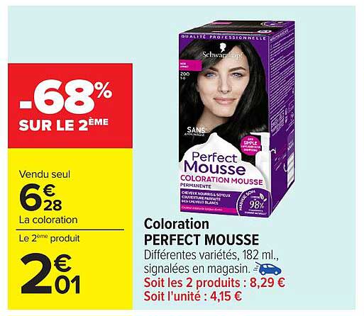Coloration PERFECT MOUSSE