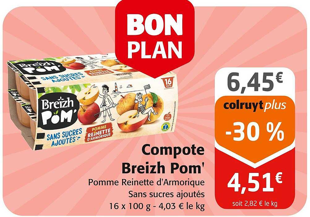 Compote Breizh Pom'